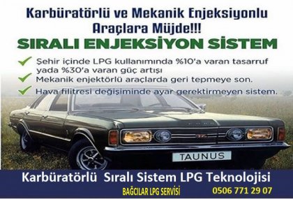 Karbüratörlü Sıralı Sistem LPG BAĞCILAR