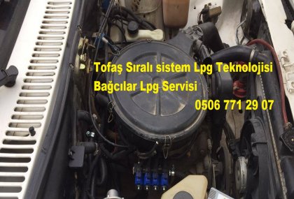 Tofaş sıralı sistem LPG  Tofaş karbüratörlü sıralı sistem lpg Bağcılar lpg servisi